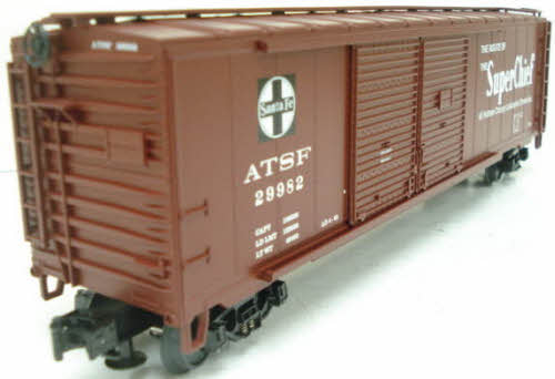 MTH 20-90075 O Gauge Santa Fe Double Door 50' Boxcar Set (Set of 6) LN/Box