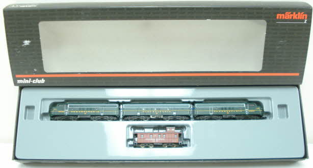Marklin 88321 Z Scale Pennsylvania RR American Diesel Freight Train Set LN/Box
