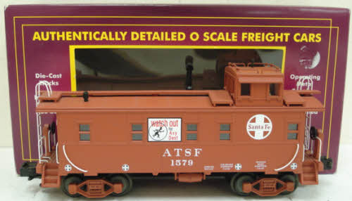 MTH 20-91031 O Gauge Santa Fe Extended Vision Caboose #1579 LN/Box