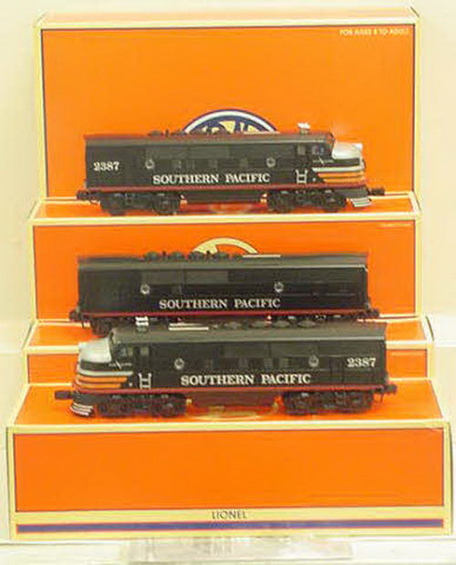 Lionel 6-38197 O Gauge Southern Pacific F-3 ABA Diesel Locomotive Set #2387 MT/Box