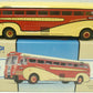 Corgi 98464 1:50 Burlington Trailways Yellow Coach 743 Bus