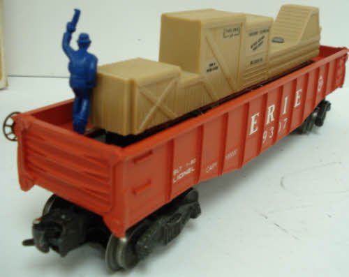 Lionel 6-9307 O Gauge Erie Animated Cop & Hobo Gondola #9307 NIB