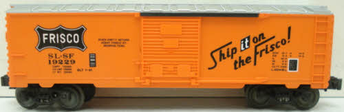Lionel 6-19229 O Gauge Frisco Boxcar with Diesel Railsounds LN/Box