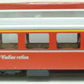 LGB 34670 G RhB 1st Class Red Passenger Car w/Metal Wheels #A1255