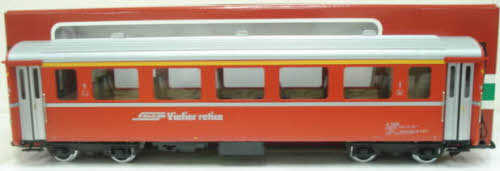 LGB 34670 G RhB 1st Class Red Passenger Car w/Metal Wheels #A1255