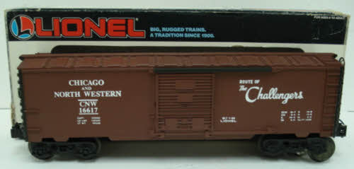 Lionel 6-16617 O Gauge Chicago & Northwestern Boxcar with ETD EX/Box