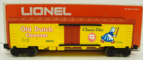 Lionel 6-9870 O Gauge Old Dutch Cleanser Billboard Reefer Car LN/Box