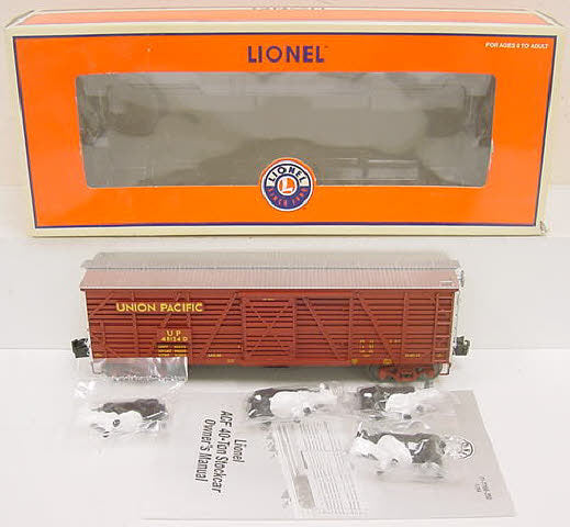 Lionel 6-17709 Union Pacific 40-Ton Stock Car #48154D with Cows LN/Box