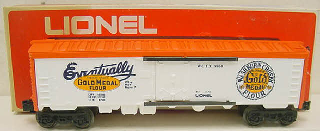 Lionel 6-9860 O Gauge Gold Medal Flour Billboard Reefer Car