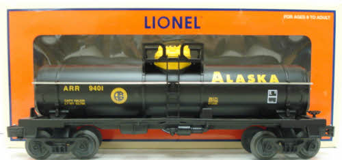 Lionel 6-26171 O Gauge Alaska Single Dome Tank Car #9401 EX/Box