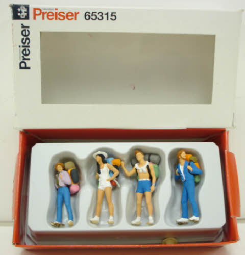 Preiser 63515 O Hitch-Hikers Figures (Set of 4)