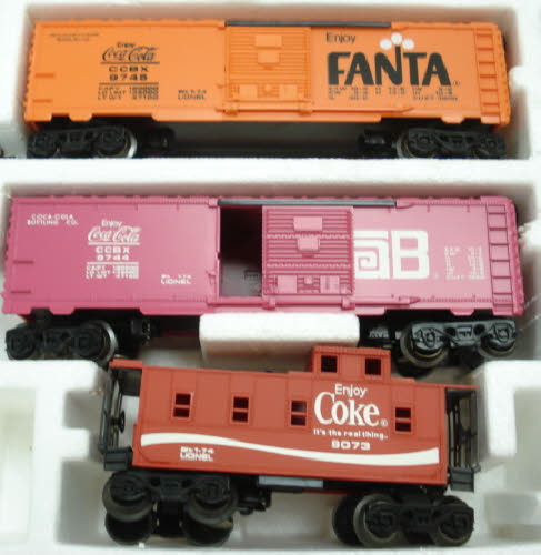 Lionel 6-1463 O Gauge Coca-Cola Diesel Freight Train Set MT/Box