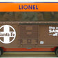 Lionel 6-25016 O Gauge Santa Fe Boxcar #20395 LN/Box