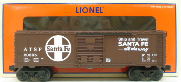 Lionel 6-25016 O Gauge Santa Fe Boxcar #20395 LN/Box