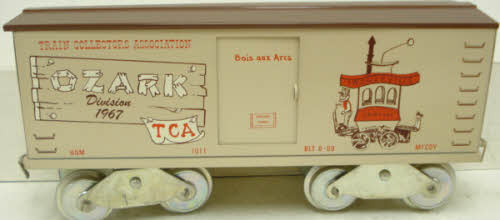 McCoy 1011 Standard Gauge Ozark 1967 TCA Boxcar MT/Box