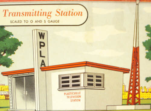 Plasticville 1618-100 Vintage O TV Transmitting Station