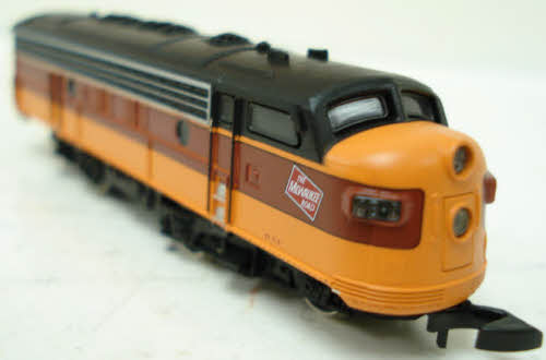 Marklin 88603 Z Scale Milwaukee Road Diesel Locomotive and Caboose LN/Box