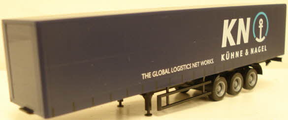 Marklin 47443 HO KN Depressed Well Flat Car w/ Truck Trailer