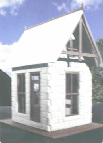 OGR 501 O Ameri-Towne Flag Stop Station Building Kit