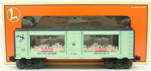 Lionel 6-52158 O Gauge Monopoly Luxury/Income Tax Mint Car LN/Box