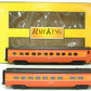MTH 30-6744 O SP 60' Streamlined ABS Sleeper/Diner Passenger Car Set (Set of 2) LN/Box