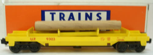 Lionel 6-9303 O Gauge Union Pacific Operating Log Dump Car