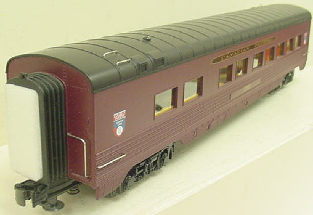 MTH 30-6731 O CP 60' Streamlined ABS Sleeper/Diner Passenger Car Set (Set of 2) LN/Box