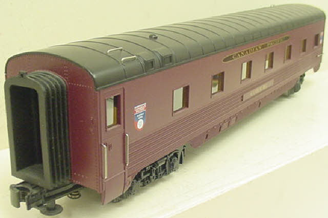 MTH 30-6731 O CP 60' Streamlined ABS Sleeper/Diner Passenger Car Set (Set of 2) LN/Box