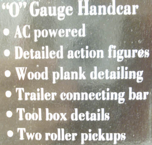 K-Line K2625-031 O Kennecott Copper Corporation Motorized Handcar LN/Box