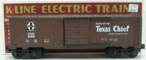 K-Line K64236 O Gauge Santa Fe "Texas Chief" Classic Map Car #64236 EX/Box