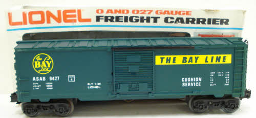 Lionel 6-9427 O Gauge Bay Line Boxcar