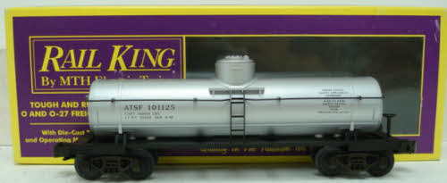 MTH 20-7303 O Gauge Santa Fe Tank Car #101125 LN/Box