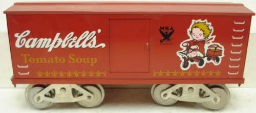 McCoy 277 Standard Gauge Campbell's Soup Boxcar LN/Box