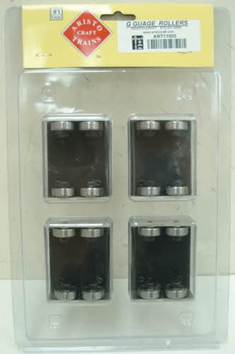 Aristo-Craft 11905 G Gauge Stationary Rollers (Pack of 4)