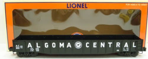 Lionel 6-17440 O Gauge Algoma Central PS-5 Scale Length Gondola #801 LN/Box