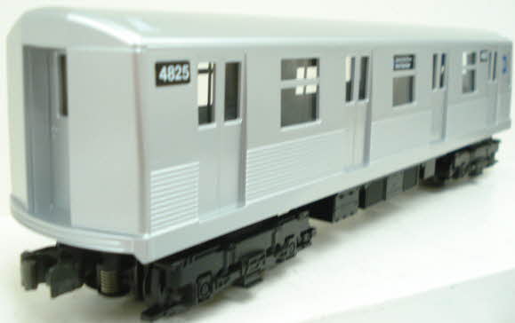 MTH 30-2162-1 O MTA R-42 Silver Subway Set with Proto w/PS1 (Set of 4) LN/Box