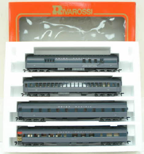 Rivarossi 6923 HO Union Pacific 4-Car Passenger Set (Set B) LN/Box