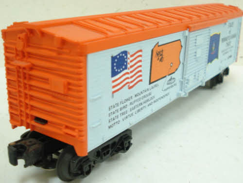 Lionel 6-7602 O Gauge Spirit of 76 State of Pennsylvania Boxcar #7602 NIB