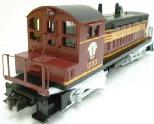 MTH 30-2179-1 O Gauge Boston & Maine SW-9 Diesel Switcher w/PS1 #1230 NIB