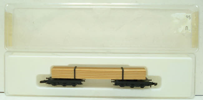 Marklin 8619 Z Scale Flatcar with Lumber Load LN/Box