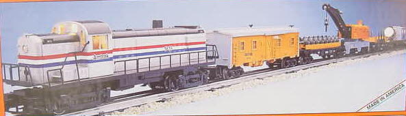 Lionel 6-11723 Amtrak Work Train O Gauge Diesel Train Set MT/Box