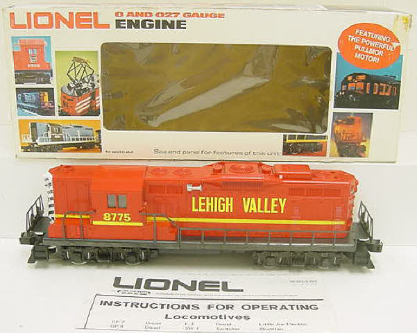 Lionel 6-8775 O Gauge Lehigh Valley GP-9 Powered Diesel Locomotive #8775 LN/Box