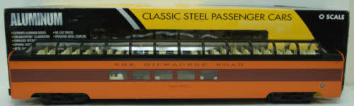 K-Line K4643-40055 O Milwaukee Road Hiawatha 21" Aluminum Super Dome Car #55 EX/Box