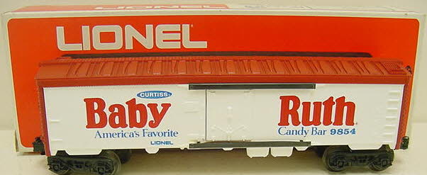 Lionel 6-9854 O Gauge Baby Ruth Billboard Reefer Car LN/Box