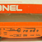 Lionel 6-9131 O Gauge Denver and Rio Grande Western Long Gondola (Orange)
