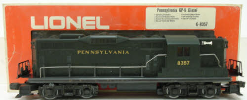 Lionel 6-8357 O Gauge Pennsylvania GP9 Diesel Locomotive #8357 VG/Box