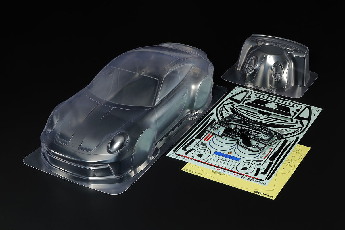 Tamiya 51705 1:10 TT-01 TT-02 Porsche 911 GT3 992 Clear Body Set