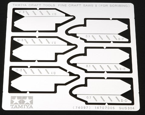 Tamiya 74097 Fine Craft Saws for Line Carving