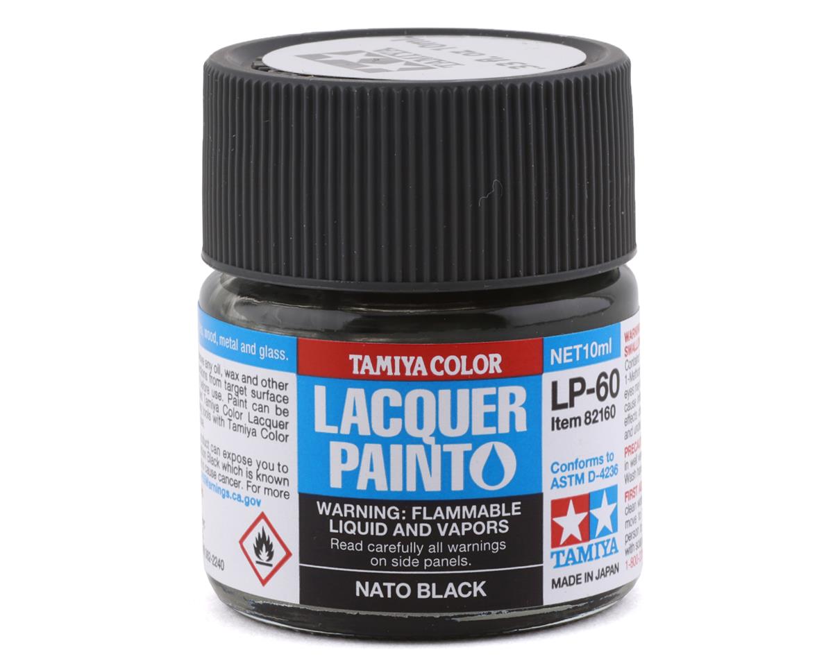 Tamiya 82160 Lacquer LP-60 Nato Black - 10 ml Bottle