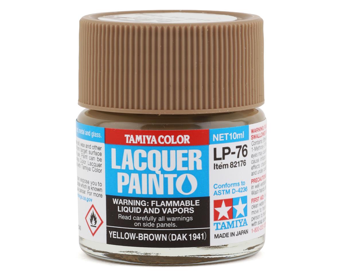 Tamiya 82176 LP-76 Yellow-Brown Lacquer Paint - 10 ml. Bottle